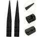 2 Pcs Solar Light Solar Torch Light Spikes Path Light Stakes Garden Lamp Stake Solar Lawn Light Ground Plug Accessories 2pcs (black Pins) Pin Light Plastic