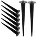 8pcs Garden Light Stakes Path Light Replacement Stakes Aluminum Landscaping Stakes