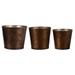 9 Pcs Iron Flower Pot Decor Iron Planter Flower Port Ceramic Flower Pot Flower Vase