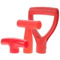 3 Pcs Spade Handle Scoop Shovel Handle for Spade Shovel D-shaped Shovel D Grip Handle D Handle Shovel Shovel Parts