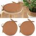 Lloopyting Sofa Chair Cushions Seat Cushion Round Garden Chair Pads Seat Cushion for Outdoor Bistros Stool Patio Dining Room Home Decor Room Decor Brown 39*39*1cm