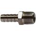 Midland Industries 32023SS 0.75 x 0.75 in. 316 Stainless Steel Hose Barb x MIP Adapter