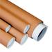 Partners Brand Kraft Mailing Tubes With Plastic Endcaps 3 x 20 Pack Of 24