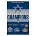 NFL Dallas Cowboys - Champions 23 Wall Poster 22.375 x 34 Framed