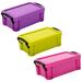 NUOLUX 3pcs Household Storage Container Portable Sundries Storage Box Storage Basket