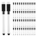 50 Pen Water Colour Whiteboard Marker Pens Dry Erase White Board Pen with Eraser Magnetic Markers Writing WaterColor Pen