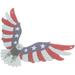 5 Pack American Eagle Wall Decoration Flags Creative Decor for Wall American Flag Eagle Decor Flag Decor