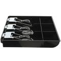 Coins Counter Tray Mall Money Storage Drawer Cash Register Accessory Store Register Cash Register Drawer Insert Tray Coin Third Gear Metal