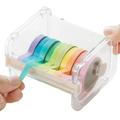 Dazzduo Tape Dispenser Cutter Dispenser Office Tape Dispenser Cutter Roll Tape DIY Roll Tape Cutter Cutter Roll Tape Tape DIY Sticker Roll Dispenser Tape DIY Sticker Tape Cutter Dispenser Cutter Roll