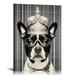 ONETECH Hipster Boston Terrier Dog Poster for Wall Decor Funny Dog Wall Art Print 12\x16\