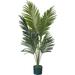 Nearly Natural 5295 4ft. Kentia Palm Silk Tree Green