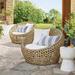 Mason Wicker Cocoon Chair, Set Of Two - Java - Grandin Road