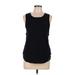 Lululemon Athletica Active Tank Top: Black Polka Dots Activewear - Women's Size 8