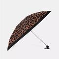 Coach Accessories | Coach Uv Protection Mini Umbrella In Leopard Print | Color: Black/Brown | Size: Os