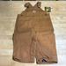 Carhartt One Pieces | Carharrt Flannel Lined Overalls | Color: Tan | Size: 9mb