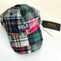 Polo By Ralph Lauren Accessories | New Polo Ralph Lauren Madras Classic Sport Mens Ball Cap Hat Plaid Dad Style | Color: Green/Red | Size: Os