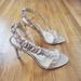 Jessica Simpson Shoes | Jessica Simpson Women's Jessin Floral Sandals Sz 10 Heels Nwob New (Td1) | Color: Gold | Size: 10