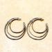 Free People Jewelry | Free People Silver Plated Triple Hoop Earrings | Color: Silver | Size: Os