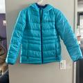 Columbia Jackets & Coats | Columbia Omni-Heat Youth Girls' Gold 550 Turbodown Hooded Down Jacket Size Large | Color: Blue/Purple | Size: Lg