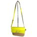 Kate Spade New York Bags | Kate Spade Clara Vita Handbag Medium Crossbody Straw & Leather Yellow Bag | Color: Tan/Yellow | Size: Os