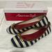 American Eagle Outfitters Shoes | American Eagle Blue And White Striped Flats Size 9.5 | Color: Blue/White | Size: 9.5