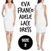 Anthropologie Dresses | Anthropologie Eva Franco White Lace Adele Dress Size 2 | Color: White | Size: 2