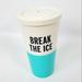 Kate Spade Kitchen | Kate Spade Reusable Drink Cup Like New | Color: Blue/Cream | Size: Os