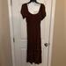 American Eagle Outfitters Dresses | American Eagle Women’s Brown Tiered Floral Dress Size Medium | Color: Brown | Size: M