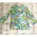 Lilly Pulitzer Tops | Lilly Pulitzer Women’s Amelia Island Tunic Conch Republic Print Pink Size Xs | Color: Green/Pink | Size: Xs