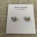 Kate Spade Jewelry | Kate Spade ‘Loves Me Knot’ Post Hesrt Earrings Nwt | Color: Silver | Size: Os