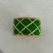 Lilly Pulitzer Jewelry | Green Lilly Pulitzer Enamel Cuff Bracelet | Color: Gold/Green | Size: Os