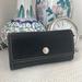 Coach Bags | Coach Large Trifold Wallet With Insert | Color: Black/Silver | Size: Os