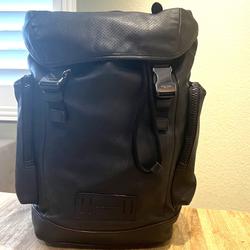 Coach Bags | Coach Leather Backpack | Color: Black | Size: 12.5" Length X 5" W X 16" H