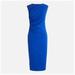 J. Crew Dresses | J. Crew 365 Ruched Ponte Sheath Stretch Dress | Color: Blue | Size: 00