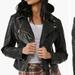 Free People Jackets & Coats | Nwot Free People Hooded Faux Leather Moto Jacket | Color: Black | Size: Xs