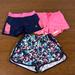 Adidas Bottoms | Bundle Of (3) Sports Shorts - Youth Size 10/12 | Color: Blue/Pink | Size: 10g