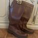 Coach Shoes | Coach Brown Leather Boots | Color: Brown | Size: 10