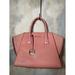 Michael Kors Bags | Michael Kors Avril Suede & Leather Satchel | Color: Pink | Size: Os