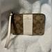 Coach Bags | Authentic Coach Signature Wristlet- Nwt | Color: Brown/Tan | Size: Os