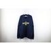 Adidas Shirts | Adidas Mens 2xl Spell Out University Of Michigan Football Crewneck Sweatshirt | Color: Blue | Size: 2xl