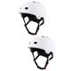 Sosoport 2pcs Skateboard Helmet Kids Hard Hat Kid Helmet Kids Cycling Protector Kids Sports Supplies Kids Bike Cycling Youth Scooter Helmets Bicycle Helmet Child White Veneer Eps Girl