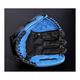 Baseball Glove,Softball Gloves Baseball Batting Gloves Men Kids Leather Right Baseball Glove Softball Practice Hand Sports Entertainment (Color : Blue, Size : 11.5 inches)