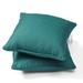 Ebern Designs Napmate Solid Color Outdoor Cushion Polyester in Green/Blue | 6 H x 18 W x 18 D in | Wayfair 23E46E792E0F4AADB33168423EDFAC1E