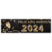 The Holiday Aisle® New Year's Banners/Signs | 13 H x 47 W x 0.1 D in | Wayfair 85483936E39A44D3BFA65018848AAB89