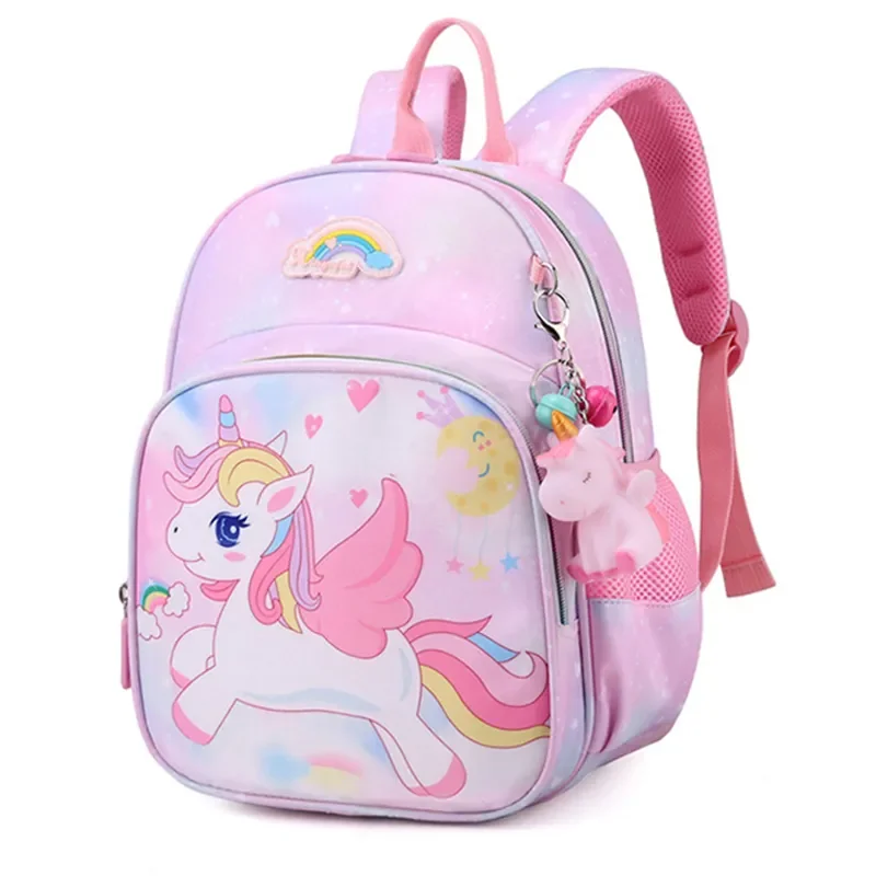 Nouveau sac à dos licorne pour filles dessin animé rose princesse sacs d'école enfants cartables maternelle Bookbag Mochila Infantil Escolar