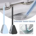 Brosses de toilette en silicone à long manche avec support ensemble de golf coin sans fréquence