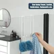 Crochet de porte en acrylique pour douche à chaud sur porte en verre serviette de douche crochet