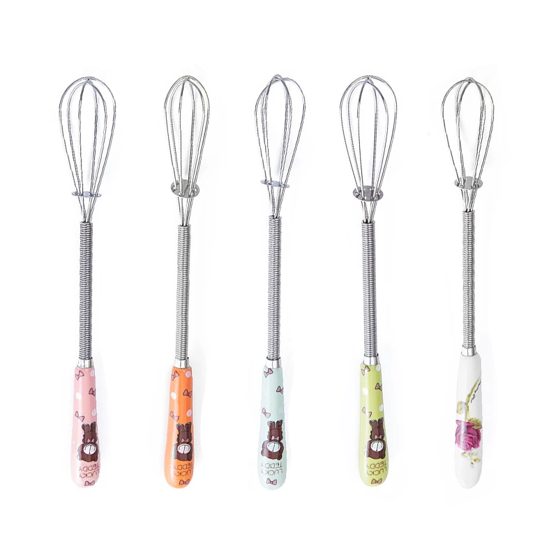 Mini mélangeur à main en acier inoxydable, mélangeur à fil en spirale pour la cuisson, outils de cuisine, batteur à œufs, Gadgets de cuisine, mousseur, article de cuisine