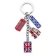 London Souvenirs Feel Keyring Box Uk British Travel Keyring Promotionnel Jack Union Metal Key