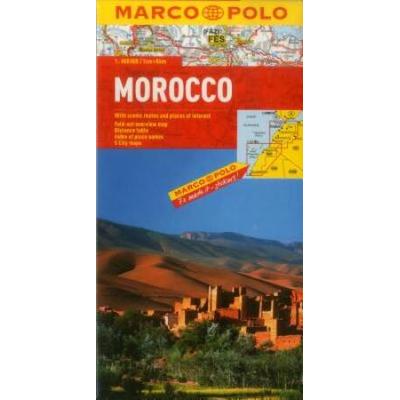 Morocco Marco Polo Map Marco Polo Maps
